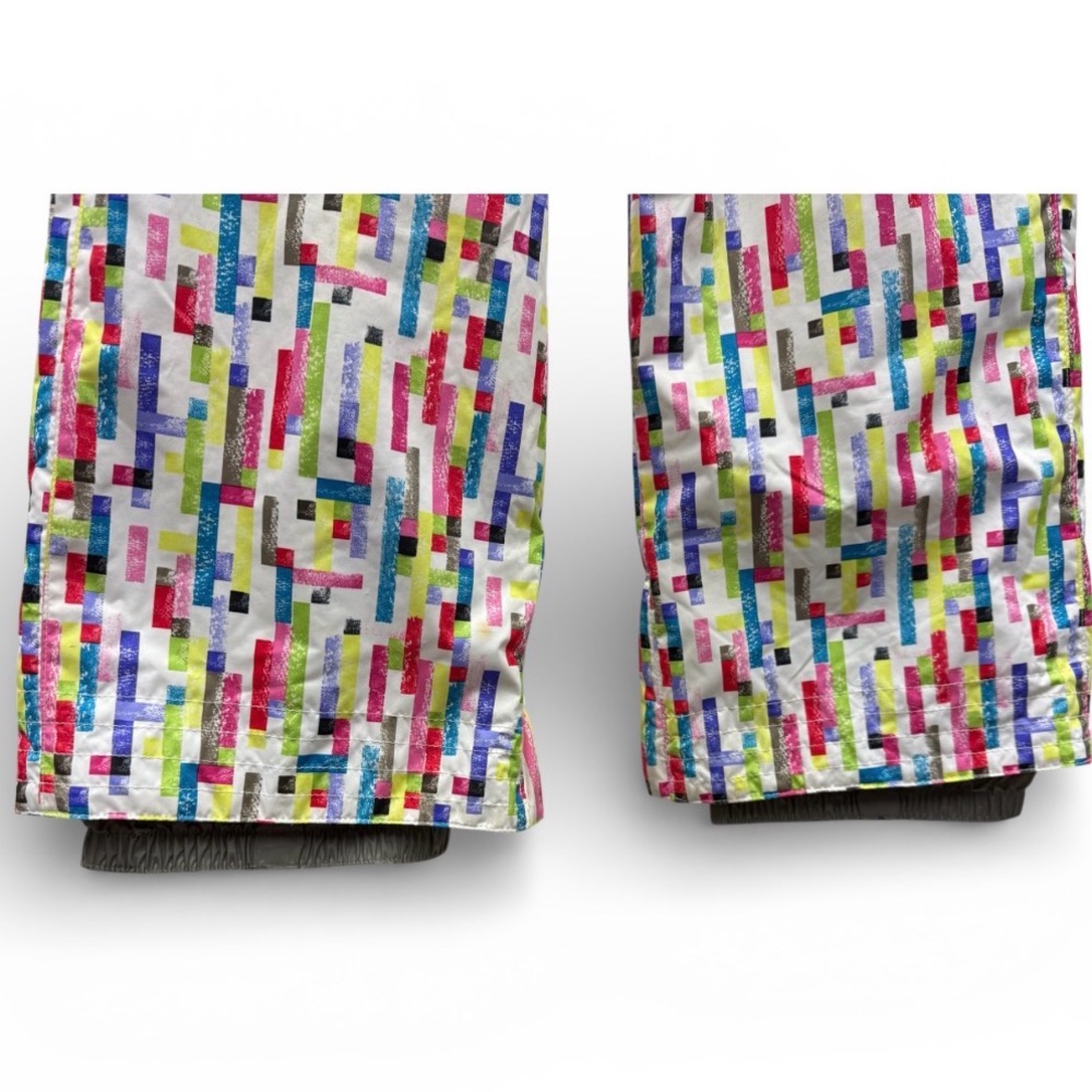 Burton DryRide Reflex Colorful Geometric Patterned Winter Ski Pants - Picture 3 of 6
